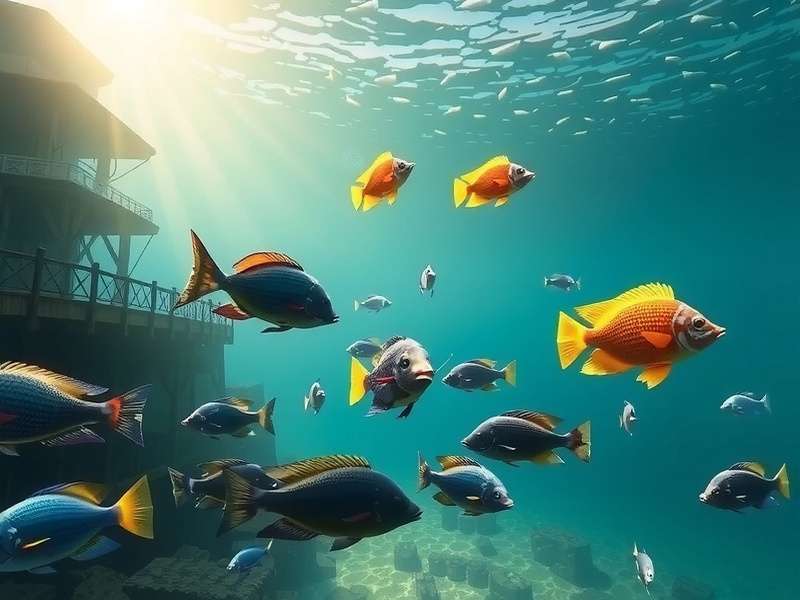 Indian Ocean Fish Parade Gameplay Screenshot Indian Ocean Fish Parade Gameplay showing fish collection and parade setup